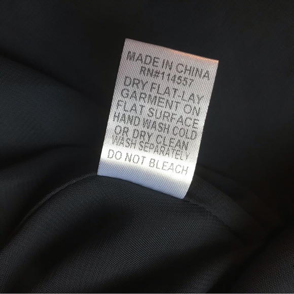 THML Navy Orange Striped Pom-Pom Shift Dress, EUC, M - Picture 10 of 12